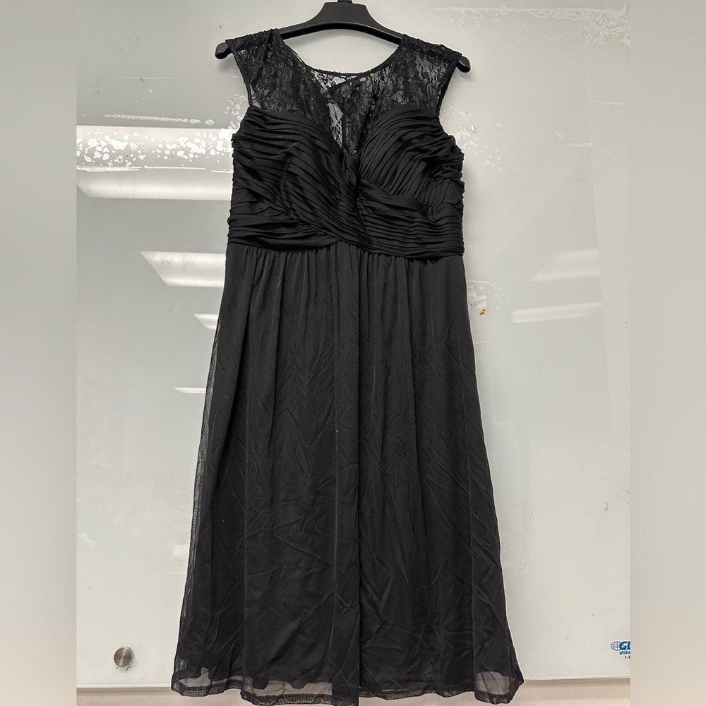Melrose Bridal Womens Cocktail Dress in Black New With Tags Size 14